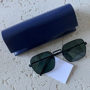Oak and Fort Black Sunglasses